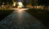 Pack de 300 pierres lumineuses fluorescentes décoratives glow in the dark