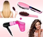 MWS3376 Set bec diffuseur cheveux ondulés + brosse de lissage électrique