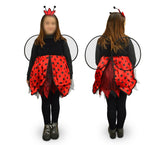 619427 Costume de Carnaval déguisement de Coccinelle pour fille de 3 à 12 ans