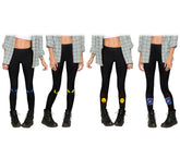 F8750 Set de 4 paires de collants 80 DEN noirs taille unique