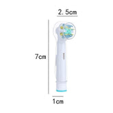 Pack 4 Capuchons têtes de brosses à dents électriques en plastique type OralB