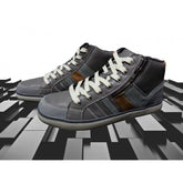 Chaussures homme mod. GRAPHITE bout rond et zip latérale