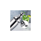 Kit 12 + 1 pièces de Barman avec base en bois et guide pour cocktail en acier