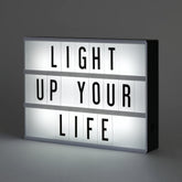 XL0445B Panneau lumineux LED pour messages (A6) 15x10,5x4 cm à piles
