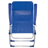 Chaise longue 379530 inclinable 8 positions avec accoudoirs tube 22mm aluminium