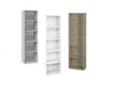 Ready 172 Bibliothèque en Bois MDF à 5 étagères 40x29x172H cm Salon Chambre