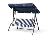 Bascule 3 places 349001 structure en acier peint 170x110x152cm tubulaire 16mm