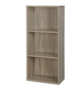 Bibliothèque en bois PRONTO 89 avec 3 étagères 30x40xH90 cm salon chambre