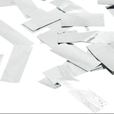 Canon confettis blancs taille XL 80 cm NY133 pour fêtes événements