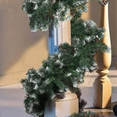 Guirlande de Noël 547874 avec 200 branches aux pointes enneigées de 270 cm