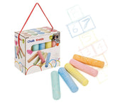 Paquet de 15 MAXI craies colorés 10 cm pour dessins sur route tableau blanc