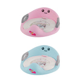 Réducteur WC pour Enfants 526200 Siège de Toilette Ovale Doux avec Bavette
