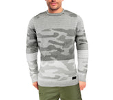 3027 Pull ras du cou BLACK NUMBER pour homme modèle SOLDIER camouflage