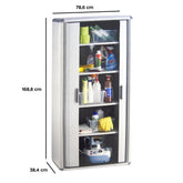 Armoire EASY ROLL 2 volets coulissants 5 Étagères 170HX38Px78L cm