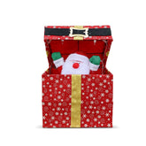 Boîte décorative Père Noël avec 20 lumières et mouvement 28X20X30 cm
