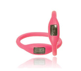 Montre-bracelet silicone couleur numériques design minimaliste et polyvalente