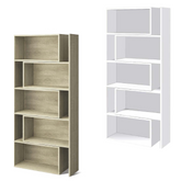 Art.CR16 Bibliothèque extensible 5 à 10 compartiments en bois 181H cm