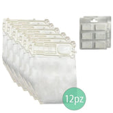 Recharge compatible Vorwerk Kobold Modèle VK 135-136 Kit 12 sachets et 12 arômes