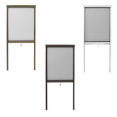 Moustiquaire enroulable et rétractable pour fenêtre et balcon 60X150cm Kit DIY