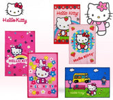 Tapis enfants HELLO KITTY - garçon et fille - rose (67 x 100 cm) - Décor-