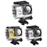 Action cam Full HD 1080P caméra de sport sous-marine jusqu'à 30 mt avec Kit