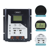 Régulateur charge solaire MPPT50A 12-24-48V Contrôleur batterie 2x affichage USB