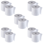 Pack 10 Maxi Bobines Papier Industriel 800 Feuilles 1.5Kg Rouleau 2 Couches