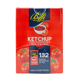Ketchup BIFFI 132 Enveloppes Unidoses à la Tomate 100% Italienne 10gr