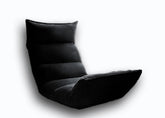 Siège réglable, canapé inclinable, canapé velours noir / marron