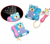 Téléphone enfants d'ours - lumière et son -projecteur combiné extensible 374655