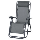485323 Chaise-longue inclinable GRIGIO EVERTOP GRAVITà ZERO