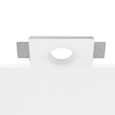Douille en plâtre rétractable GS-5011 Square White Encastré GU10 Attack