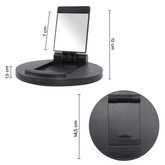 Support de table pliante téléphone portable miroir de voyage téléphone Tablet