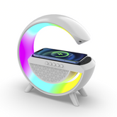 Lampe de chargement sans fil Bluetooth 5.0 LED pour smartphone radio AUX USB TF