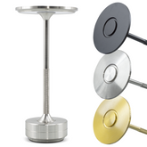 Lampe de Table 5W Rechargeable Contrôle Tactile LED Réglable Design en Aluminium
