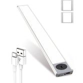Bande LED sous le meuble, lumière naturelle de 60 cm, rechargeable par USB