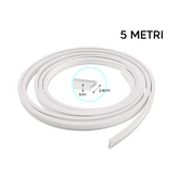 Rail rideau flexible PVC de 5 mètres Pliable et Coulissant Séparateur de pièces