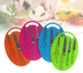Set 5 pièces (couteaux + ciseaux + hachage) - ustensiles de cuisine