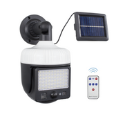 Lampe Solaire Rechargeable Panneau Solaire Détecteur de Mouvement Télécommande