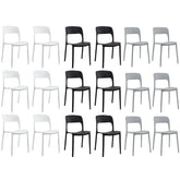 Pack 6 chaises STYLE polypropylène Design moderne empilables Home Bar Restaurant
