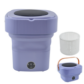 Mini Lave-linge Portable Pliable avec Essorage pour Linge en Voyage et Camping