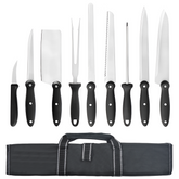 Set 9 Couteaux de Cuisine avec Étui Professionnel en Acier Inoxydable Polyvalent