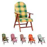 AMALFI Fauteuil en Bois MASLEGNO Fauteuil inclinable Coussin Rembourré 108x65x60