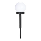 Lampe Sphérique Rechargeable Énergie Solaire 10cm Extérieurs Piquet pour Jardin