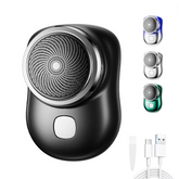 Mini Rasoir Électrique pour Homme Barbe et Cheveux Portable Rechargeable