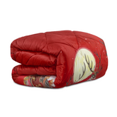 Couette Matrimoniale en Velours avec Imprimé de Rennes de Noël Couette Hivernale