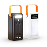 Power Bank 60000mAh avec Lumière d'Urgence, Recharge Rapide et Portable