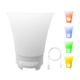Seau à glace 7L porte-bouteilles RGB Bluetooth rechargeable.