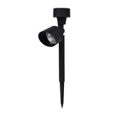 Lampe à recharge solaire 37 cm pour extérieur avec piquet plantable pour jardin