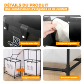 Panier à linge pliable et gain de place